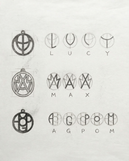 Monogramm-Kette – Für deinen treuen Begleiter