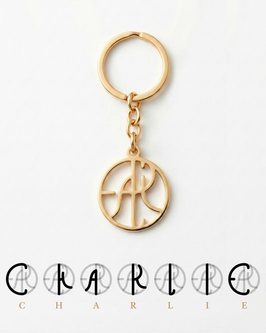 Maßgefertigter Monogramm-Schlüsselanhänger