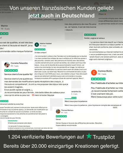 Kette mit verschlungenen Initialen – Jede Initiale, eine Geschichte